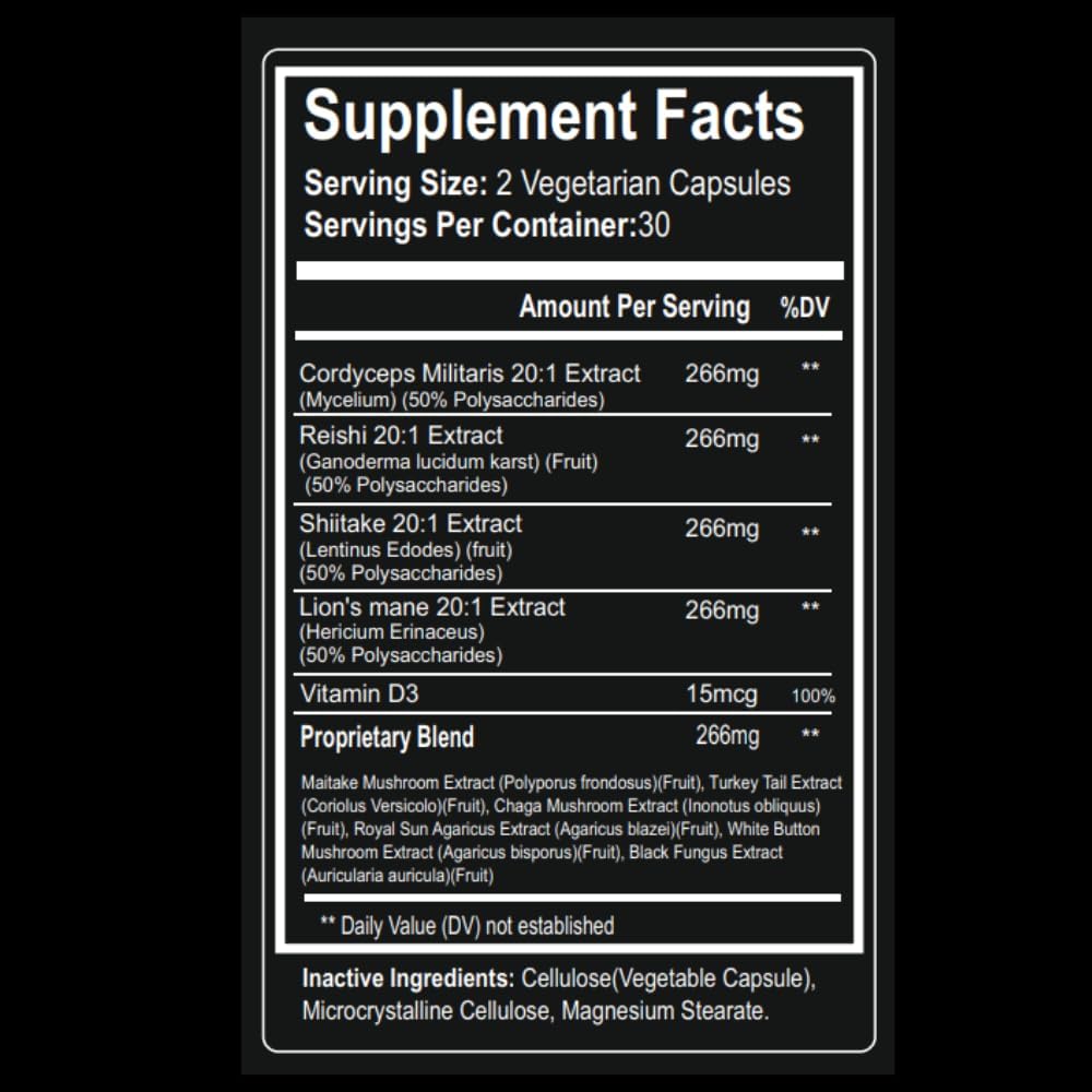Nootrum Premium Mushroom Capsules