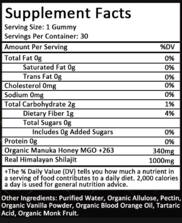 Nootrum Shilajit Gummies